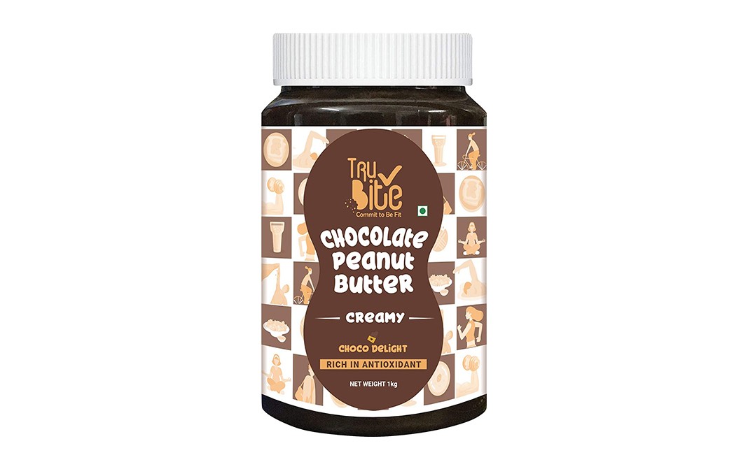 Trubite Chocolate Peanut Butter Creamy Choco Delight  Plastic Jar  1 kilogram
